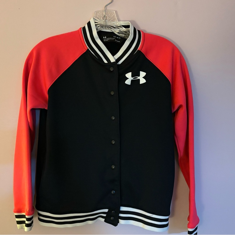 Under Armour Black and Hot Pink ColdGear Jacket
